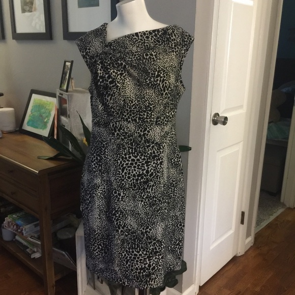 Calvin Klein leopard print dress - Picture 1 of 5